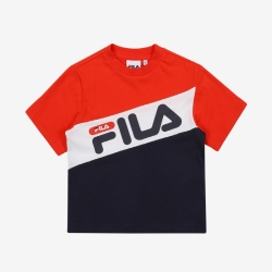 Fila Heritage - Poikien Poolopaita - Punainen | FI-49734